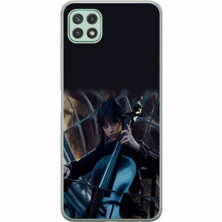 Samsung Galaxy A22 5g Genomskinligt Skal Wednesday Addams