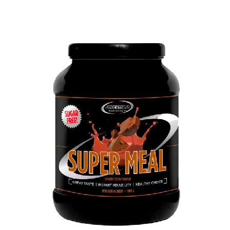Blandet Protein SUPERMASS NUTRITION Super Meal Måltidserstatning 1000 g, Smooth Cocoa - Bodyman.dk