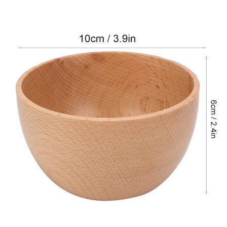 Rund rissoppa sallad matskål bestick matbehållare bordsartiklar kökstillbehör Liten 10 x 6 cm