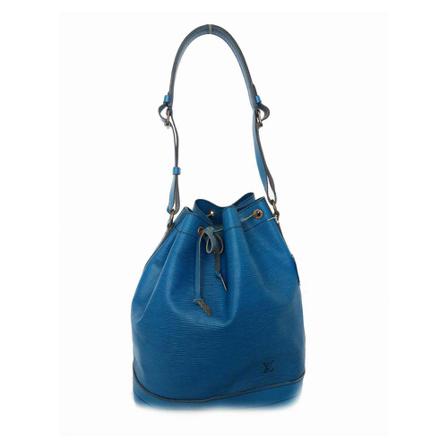 Louis Vuitton Vintage, Pre-owned bag Blauw, Dames, Maat:ONE Size,leer