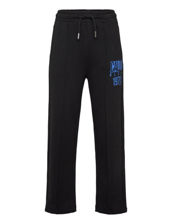 Peached Terry Pintuck Jogger Black Calvin Klein