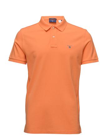 Original Pique Ss Rugger Polos Short-sleeved Oranssi GANT
