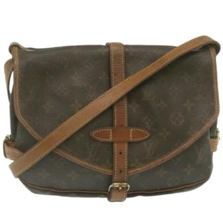 Louis Vuitton Vintage Pre-owned Canvas louis-vuitton-Väska brun, Dam Vintage Väskor, Dam, Storlek: ONE SIZE