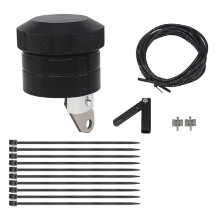 RYI-Kædesmøring Olie Smøresystem til Suzuki-Kawasaki cykel Universal Sort