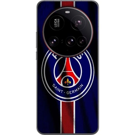Kompatibelt Mobilskal till Xiaomi Xiaomi 15 Ultra Paris Saint-Germain-emblem med Eiffeltornet i centrum, vertikal rand i rött och vitt på blå texti