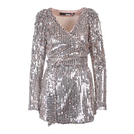 Rotate Birger Christensen, Party Dresses Grijs, Dames, Maat:M,polyester