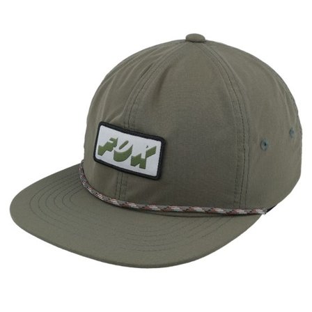 Fox - Grön snapback Keps - Leo Hat Olive Green Strapback @ Hatstore
