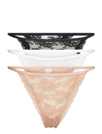Brief So U 3 Pack Jennianne Th Stringtruse Undertøy Rosa Lindex