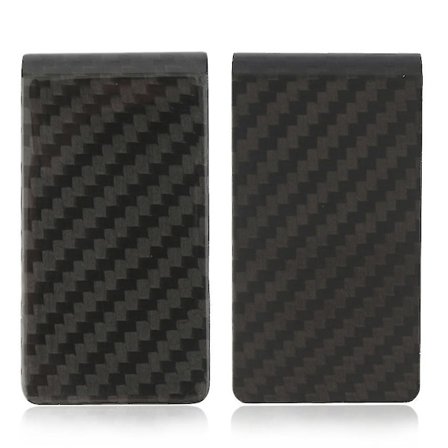 Kulfiber Pengeclips Tegnebog Kreditkort Holder