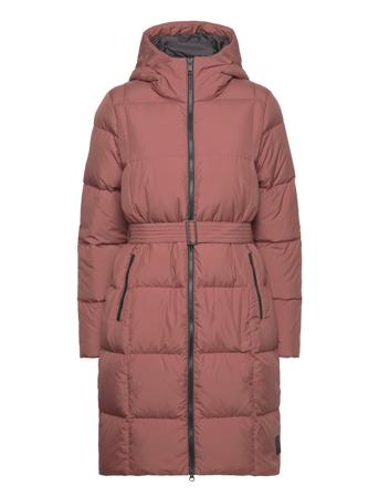 Frozen Lake Coat W Jack Wolfskin Burgundy