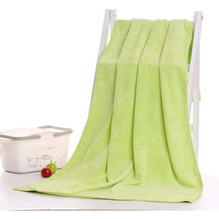 Hemmabaddräkt (grön, 180*80 cm)