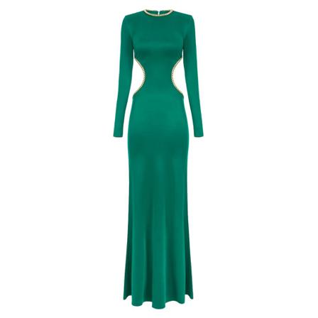 Elisabetta Franchi Kjole Grøn, Dame, Størrelse: XS