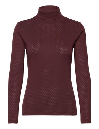 Arense Roll Neck Gots Purple Basic Apparel