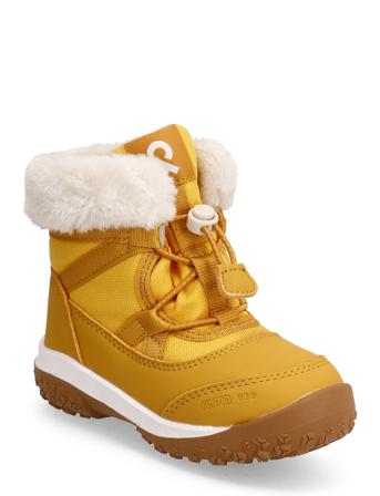 Toddlers' Winter Boots Samooja Vinterstøvletter Med Snøring Gul Reima