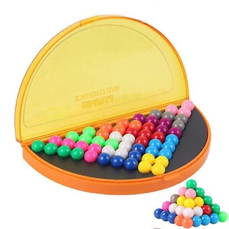 Pyramidi Magic Bead -pelipalikat, oppimista edistävä lelu varhaislapsuuden valaistumiseen ja kognitiiviseen kehitykseen [HK]