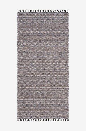 Horredsmattan - Matta Cotton Tova - Blå - Bomulls- & trasmattor - 70X300 - Från Homeroom