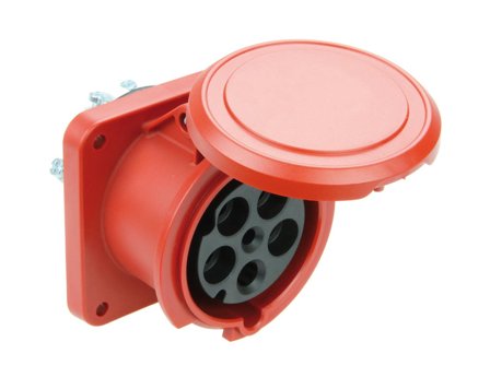 Garo UI 463-11 S Paneluttak IP44, 5-polet, 63 A Rød, 11 h, Stikkontakter & kabler