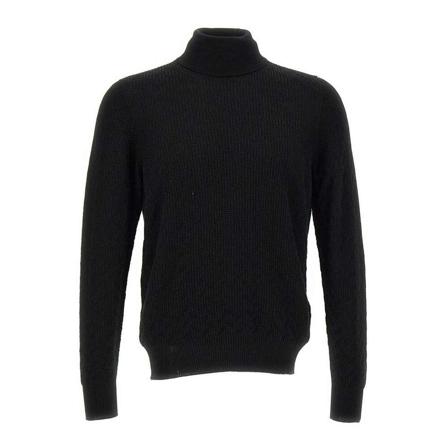 Drumohr Turtlenecks svart, Herr Stickade tröjor, Herr, Storlek: 4XL