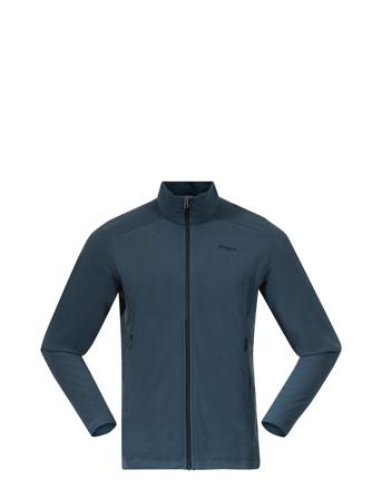 Finnsnes Fleece Jacket Sweat-shirts & Hoodies Fleeces & Midlayers Blå Bergans*Betinget Tilbud
