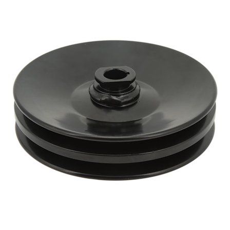 Chevy SBC BBC 350 454 Motor Ersättning Dubbelspår Servostyrningspump Remskiva 5 8 Tum V-bälte Axel 86 01975 R