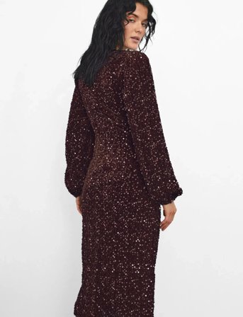 Noella Teagan Lg Dress - Brown - M