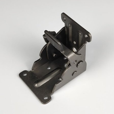 Grads selv-låsende sammenleggbar hengsel bordplate forlengelsespanel sammenleggbar brakett jern sammenleggbar arbeidsbenk beslag med mørk bronse 4-