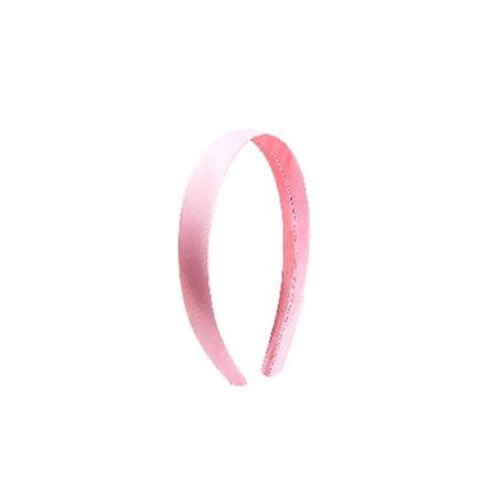 Kiinteä leveälierinen hiusnauha Light Pink