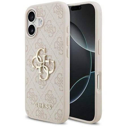 Guess 4G Big Logo Case for iPhone 17 - vaaleanpunainen