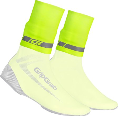 GripGrab CyclinGaiter HI-VIS Rainy Weather Unisex gaiters Yellow S/M