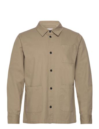 Jason Twill Hybrid Overshirts Beige Les Deux*Betinget Tilbud