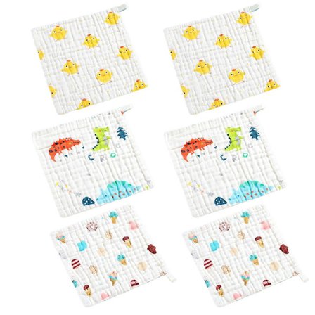 Baby Handduk Naturlig Bomull Baby Våtservetter Mjuk Nyfödd Ansiktshandduk