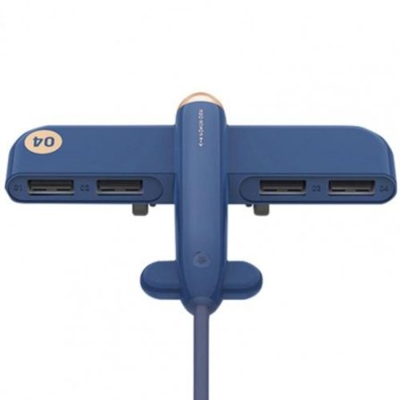 USB Hub USB Splitter BLÅ