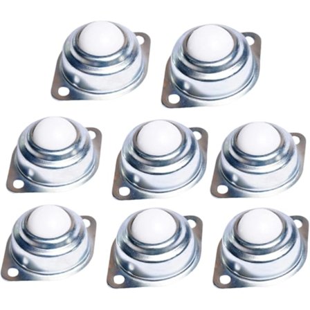 Pakke med 8 møbelhjul, små kuglehjul, møbelhjul