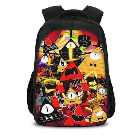 Gravity Falls Dipper Mabel Casual Skolväska Anime Anteckningsbok Laptop Ryggsäck Skolväska Messenger Bag