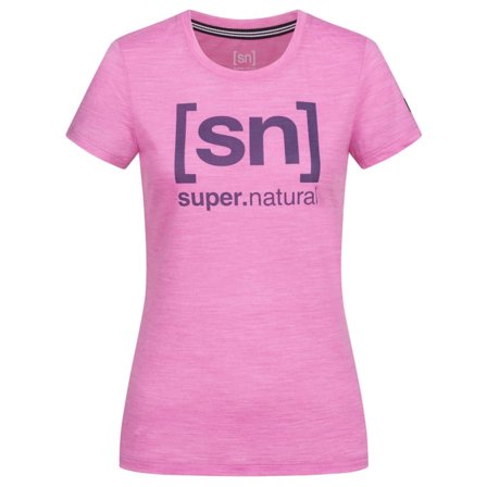 Super.natural Women's Essential I.D. Tee (spring 2021) Women short-sleeved sweaters Pink XS