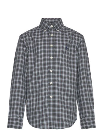 Plaid Cotton Poplin Shirt Patterned Ralph Lauren Kids