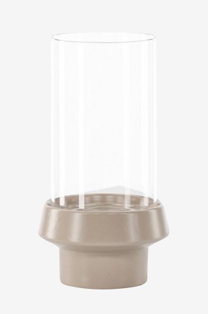 Venture Home - Lyhty Davida - Beige - Kynttilänjalat & lyhdyt - - Homeroom