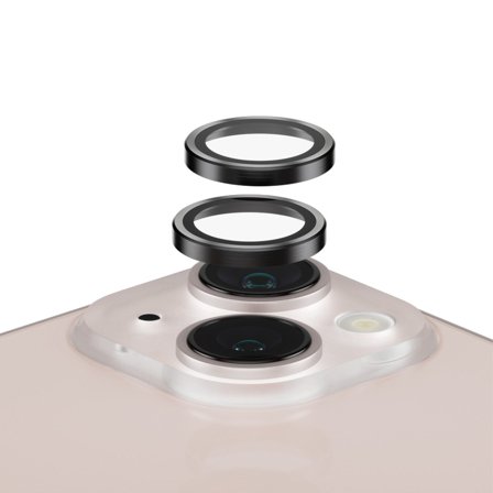 PanzerGlass Hoops Black Camera Lens Protector iPhone 13 mini | 13