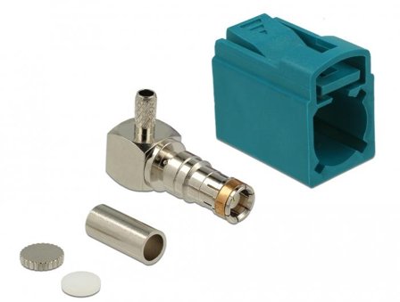 Delock FAKRA Z jack 90° for crimping - modulinnlegg