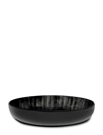High Plate Dé Home Tableware Plates Dinner Plates Svart Serax