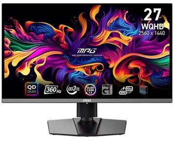 MSI MPG 271QRX QD-OLED - Snabb 26,5tum gamingskärm med 0,03 ms responstid