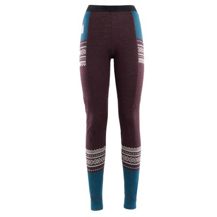 Aclima DesignWool Marius Longs Woman Women base layer trousers Purple S