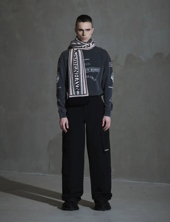 HAN Kjøbenhavn Ripstop Cargo Trousers - Black - 48