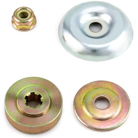 4 st metallersättningsmuttrar kit för växellådsblad, reservdelar f