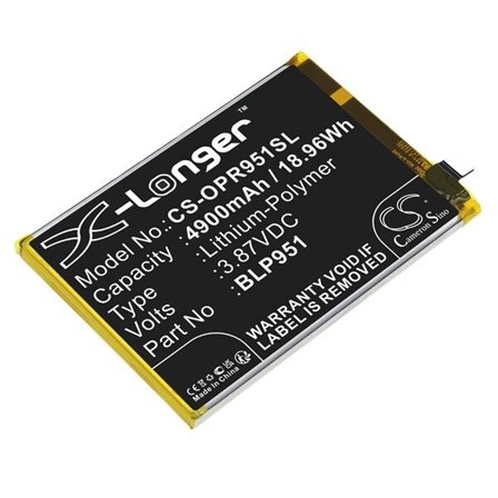 Batteri for smarttelefon, mobil for OPPO Realme 10 Pro+, RMX3687, RMX3686