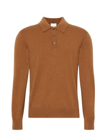 Calvin Klein | Ls Classic Cashmere Polo 12Gg | L