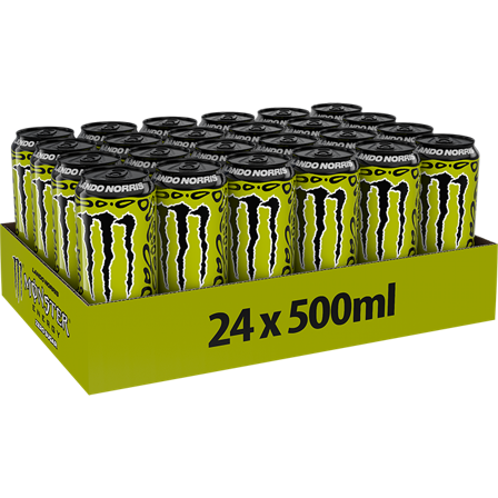 24 x Monster Energy 50 cl Lando Norris Zero Sugar