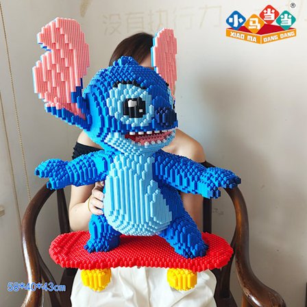 Stitch Mini Byggeklosser | Små Partikler DIY Monteringsleke