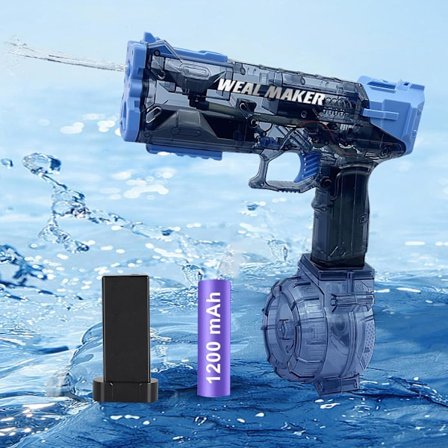 2025 Ny Elektrisk Vandpistol, 3 Timer 500 Skud, Perfekt Genopladelig Vand Sommer Legetøj Udendørs Strand Pool