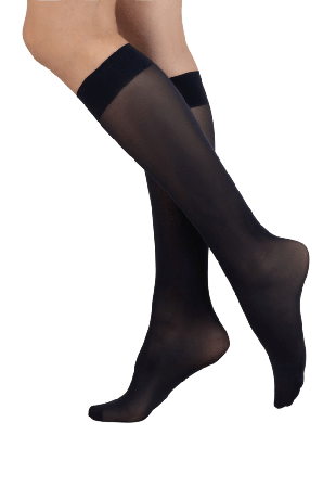 BleuForêt Knästrumpa 30 Den - Matt Lyster Knästrumpor Dam Blå ONESIZE